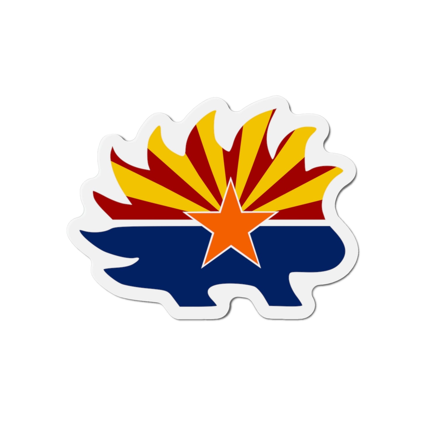Arizona Libertarian Party Porcupine Die-Cut Magnets