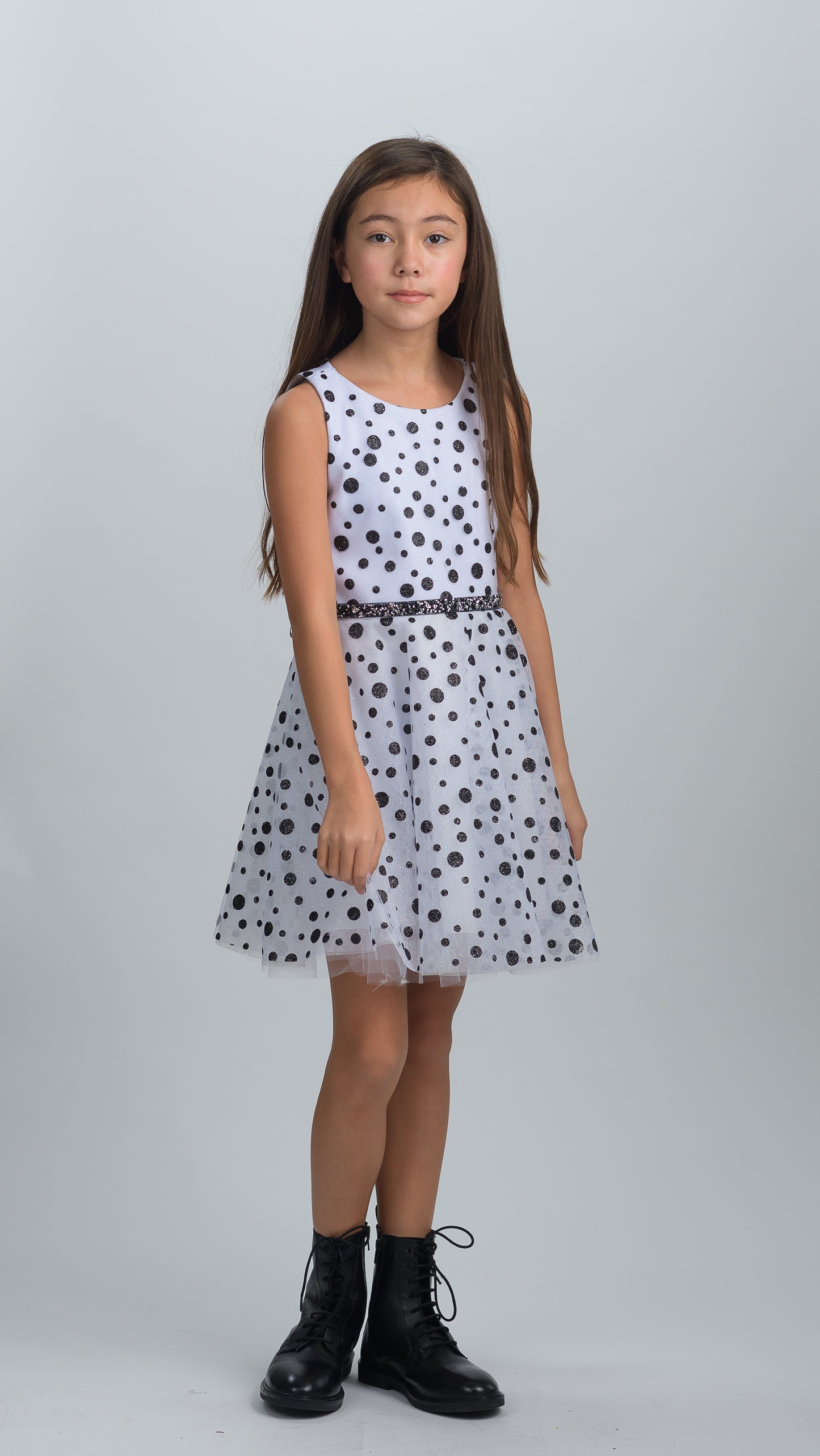 Polka Dot | Black I No Belt I Final Sale