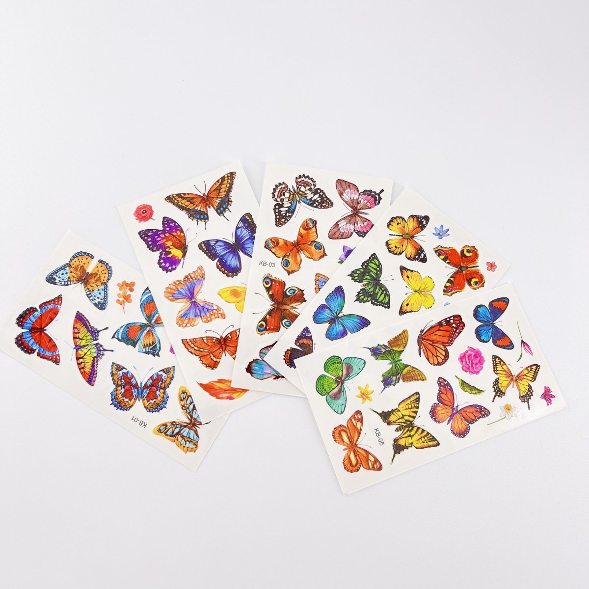 Waterproof Butterfly Tattoos – 10 Sheets for Parties and Events
