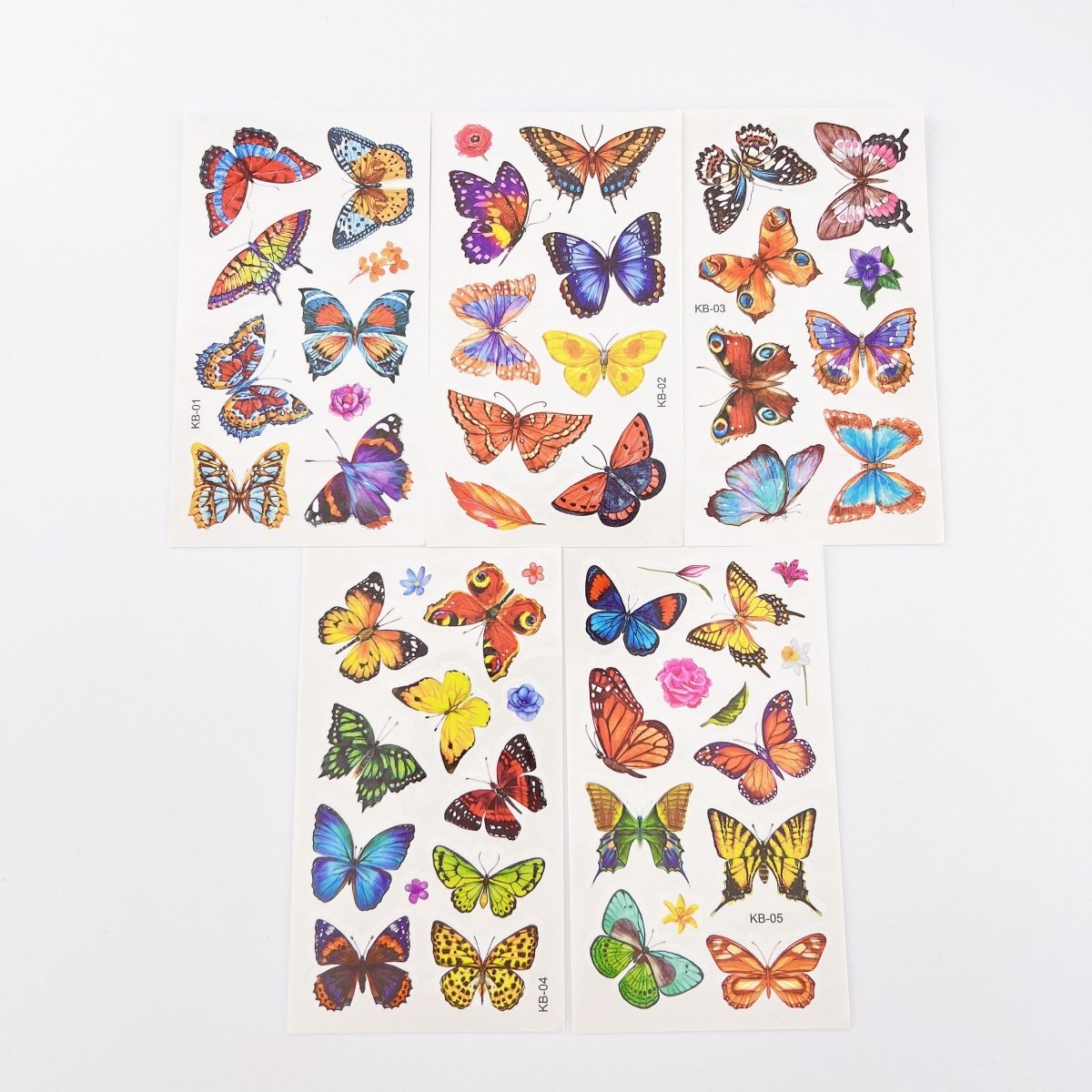 Waterproof Butterfly Tattoos – 10 Sheets for Parties and Events