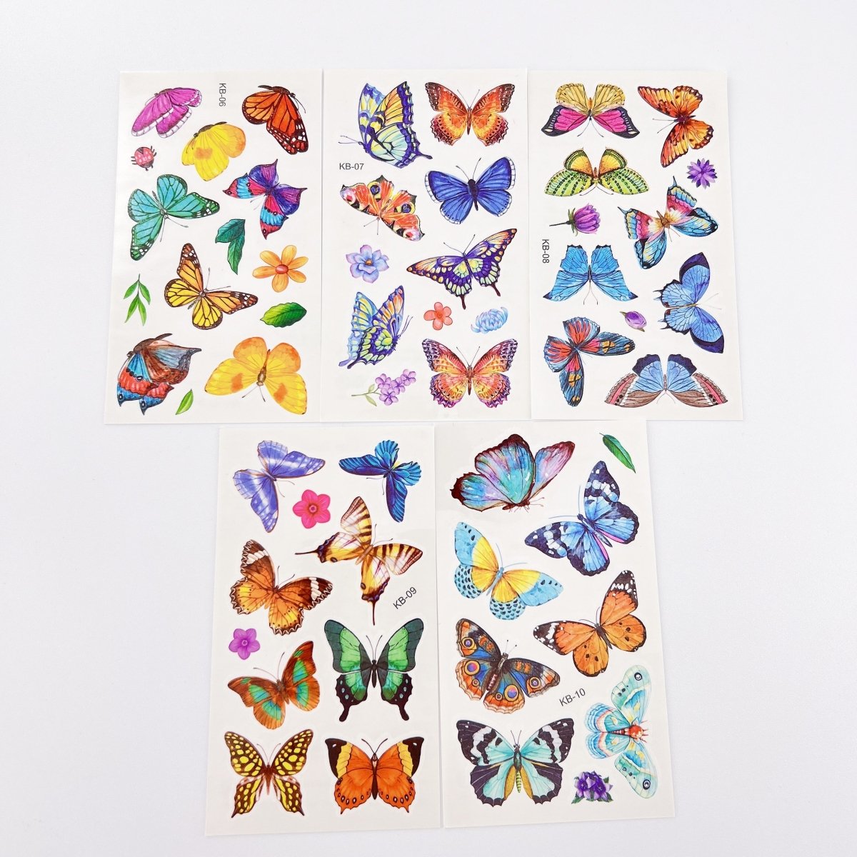 Waterproof Butterfly Tattoos – 10 Sheets for Parties and Events
