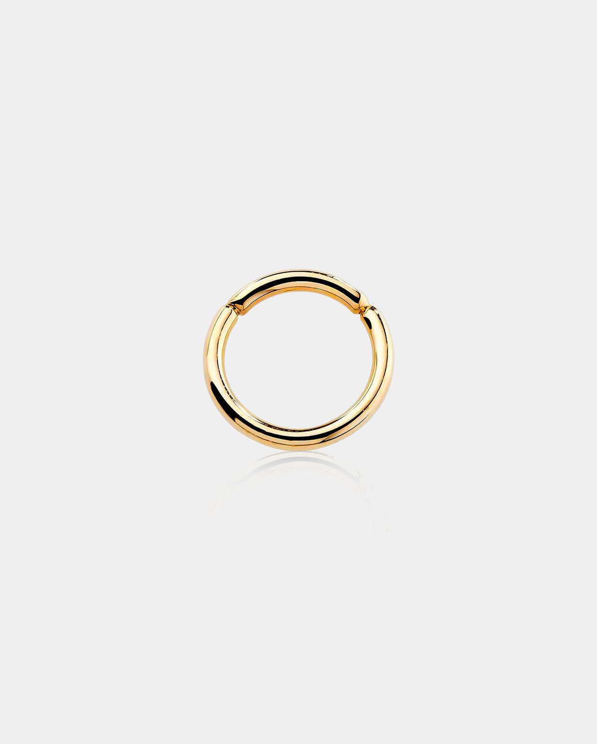 14K Gold Hinged Hoop Cartilage Earring
