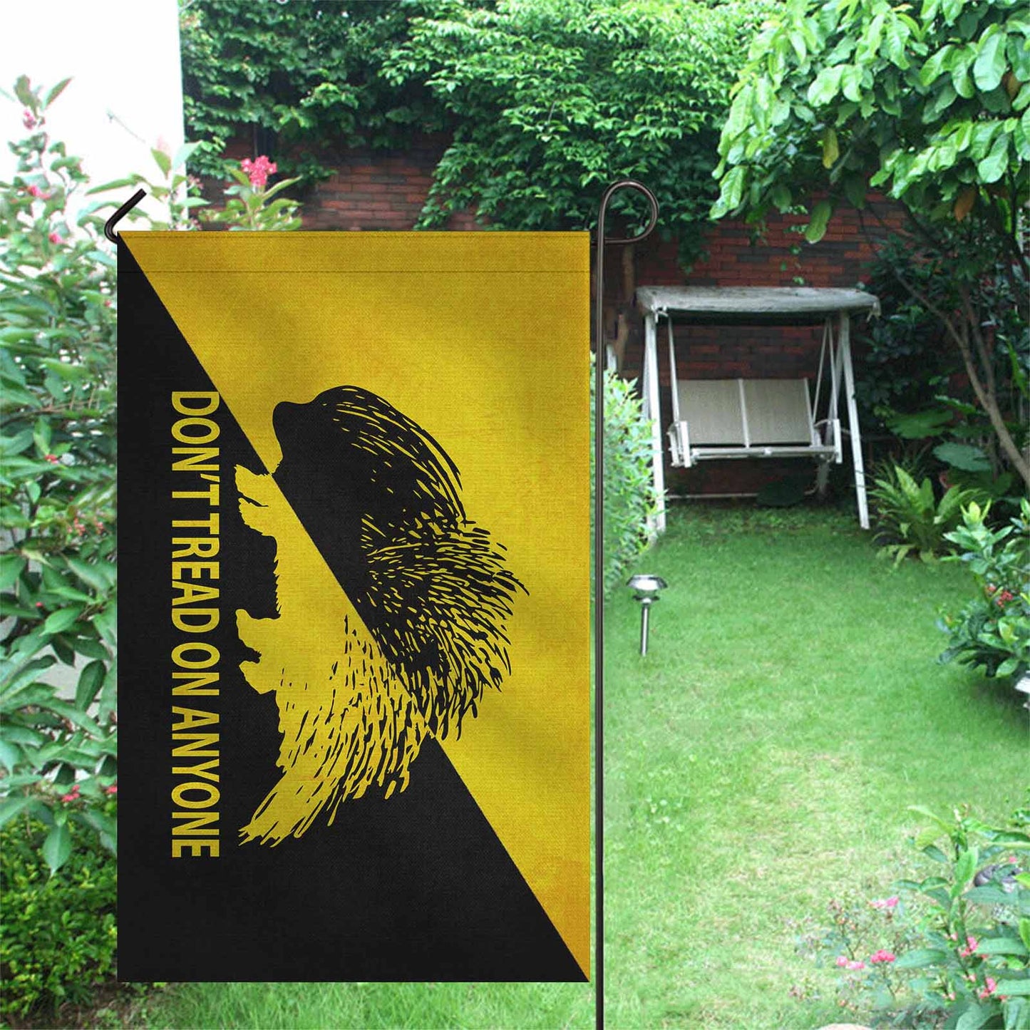 Ancap Don't Tread Porcupine Two Sided Flag