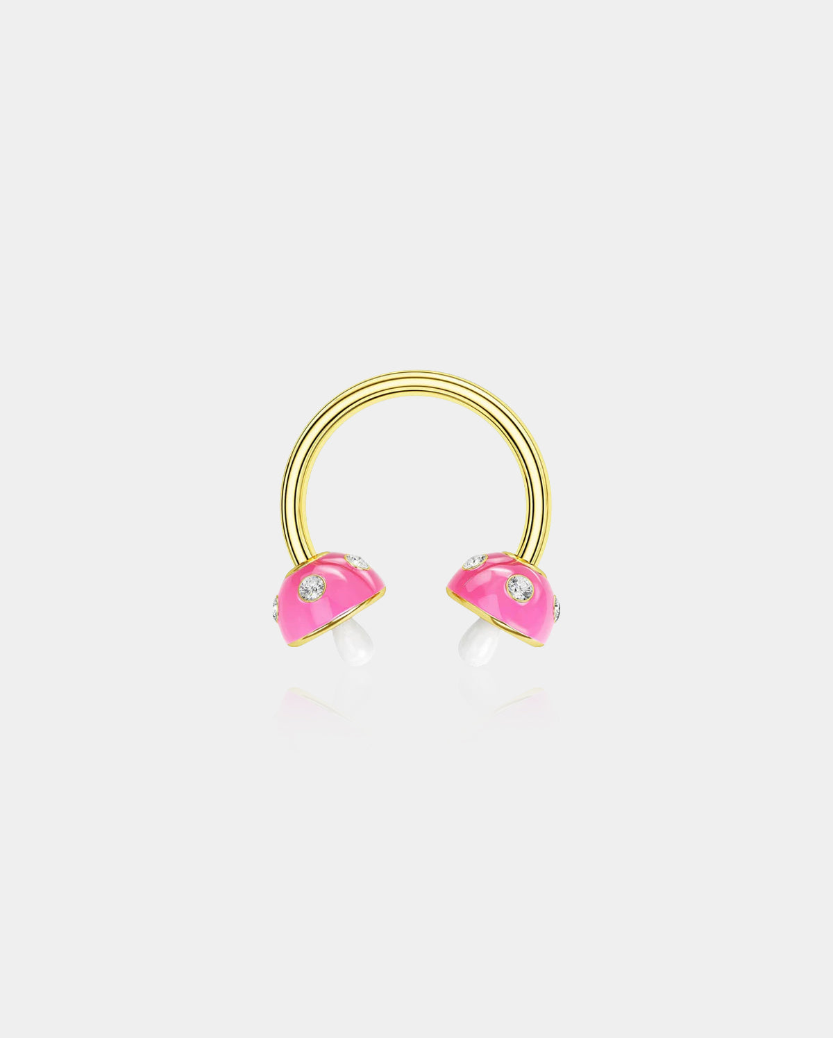 3D Mushroom Internally Threaded Septum Ring