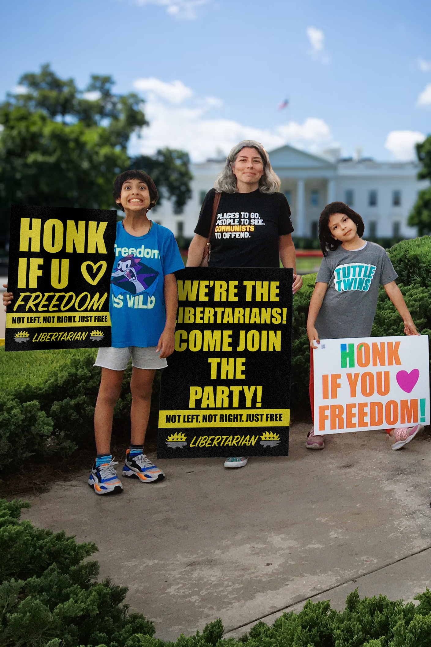 We are the Libertarians - Profits for Protests Adult Sign (24" x 36")