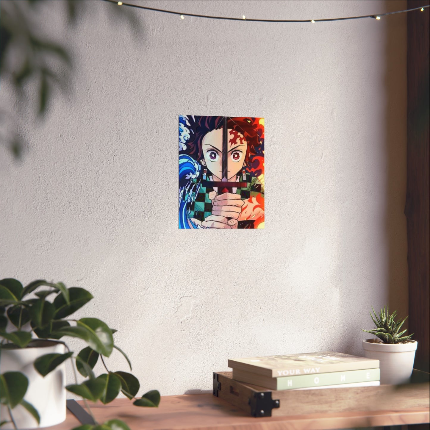 Demon Slayer Anime Fine Art Poster - Tanjiro Kamado Print for Home Decor