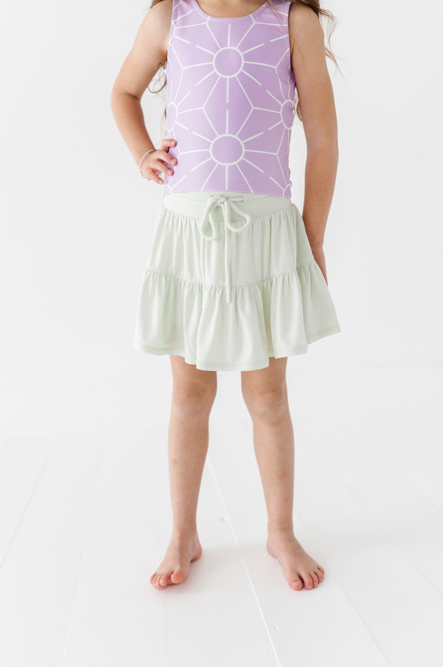 Hint of Mint | 2-tiered Skort