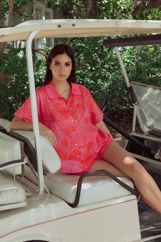 KILO BRAVA TROPICAL TOILE - SHORT PJ SET