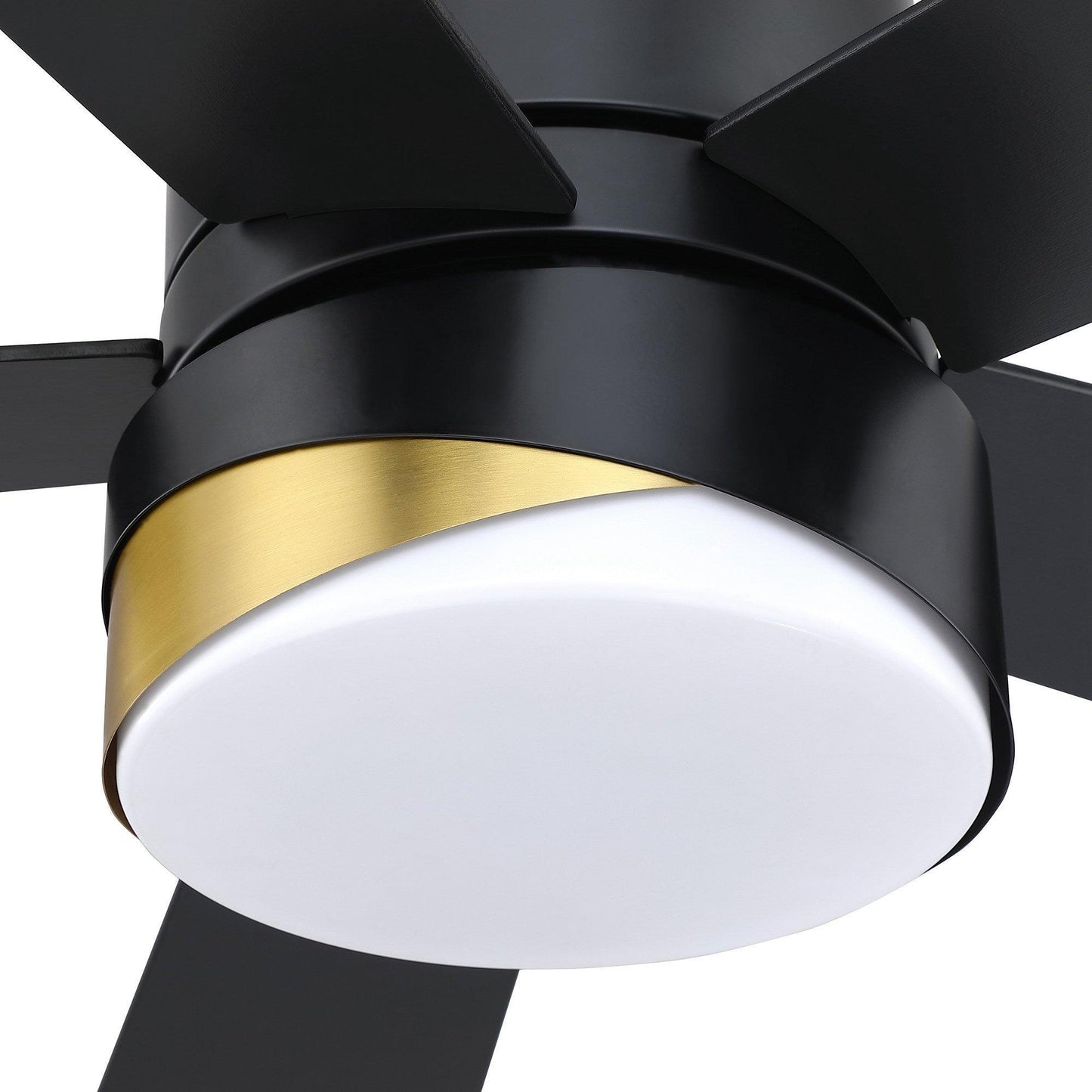 52" Flush Mount Smart Fan with LED Light