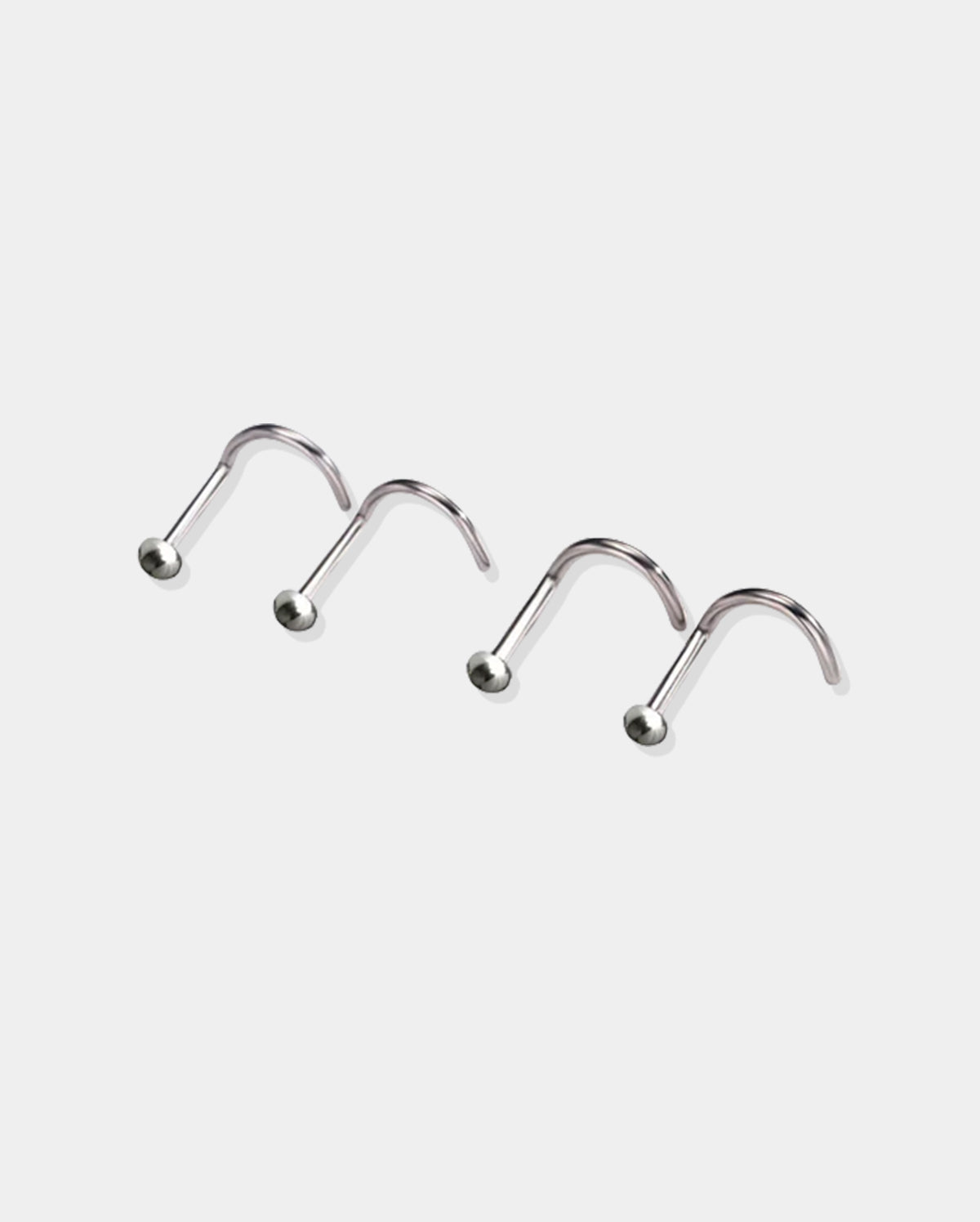 2PCS Titanium HalfBall Nose Screw Studs