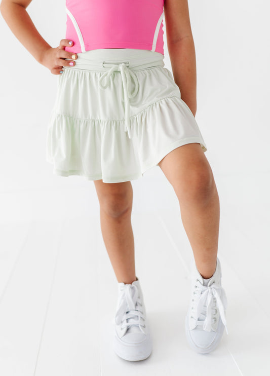 Hint of Mint | 2-tiered Skort