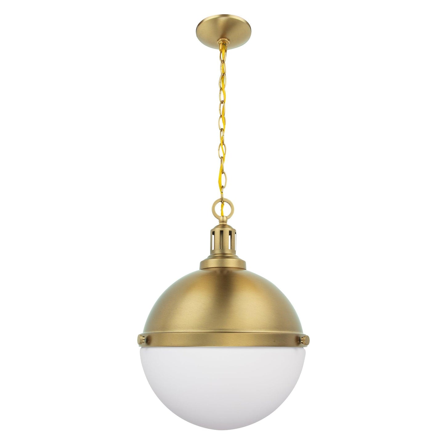 Aaron 12" 2-Light Gold Dimmable Island Pendant Light