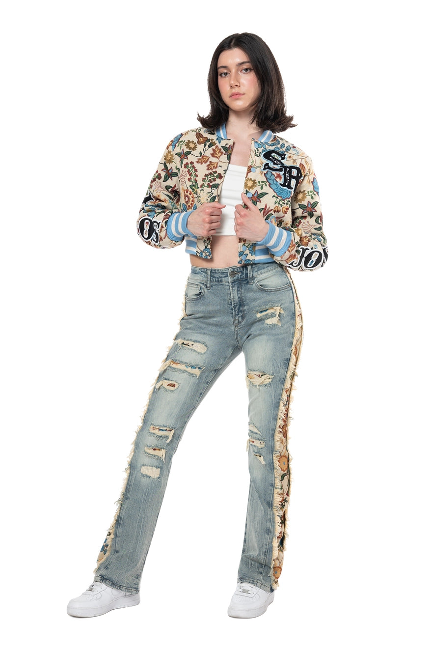 **Pre-Sale** Smoke Rise Red Botanic Jacket "Soulful Journey"