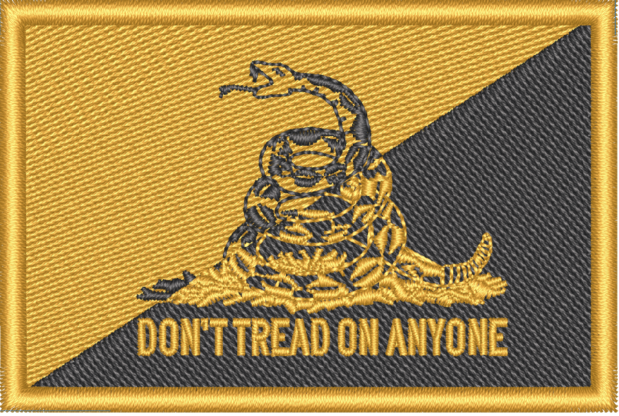 Ancap Gadsden Flag Morale Patch