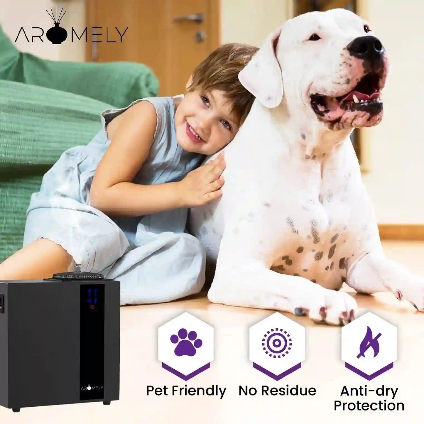 ARO MAX - Smart HVAC Scent Diffuser Up to 16,000 Sqft - Bluetooth & Waterless