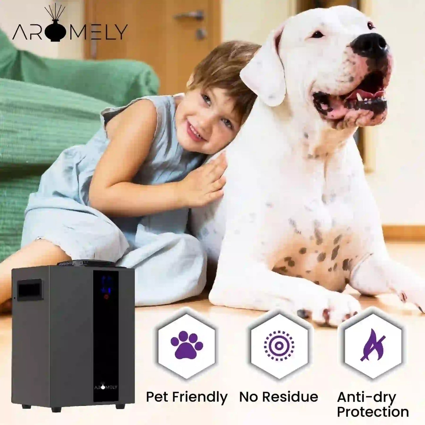 ARO PRO - Smart HVAC Scent Diffuser Up to 4,000 Sqft - Bluetooth & Waterless