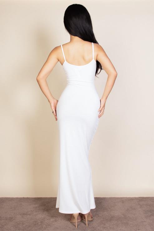 Ribbed Mermaid Hem Camisole Maxi Dress (CAPELLA)
