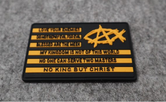 AnarchoChristian PVC Morale Patch