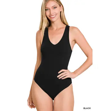 Seamless Tank Racer Back Bodysuit
