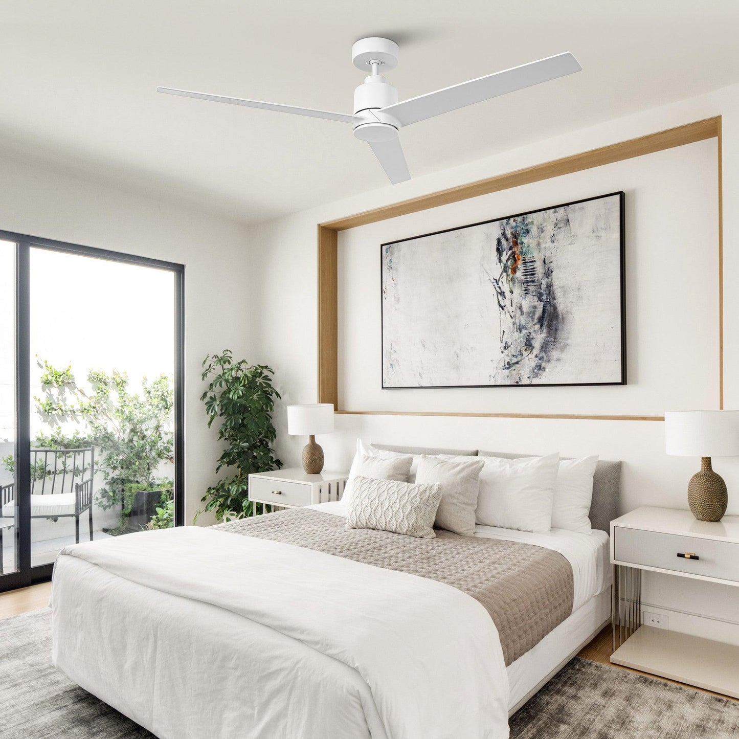 54" 3 Blades DC Motor Ceiling Fan with Remote Control