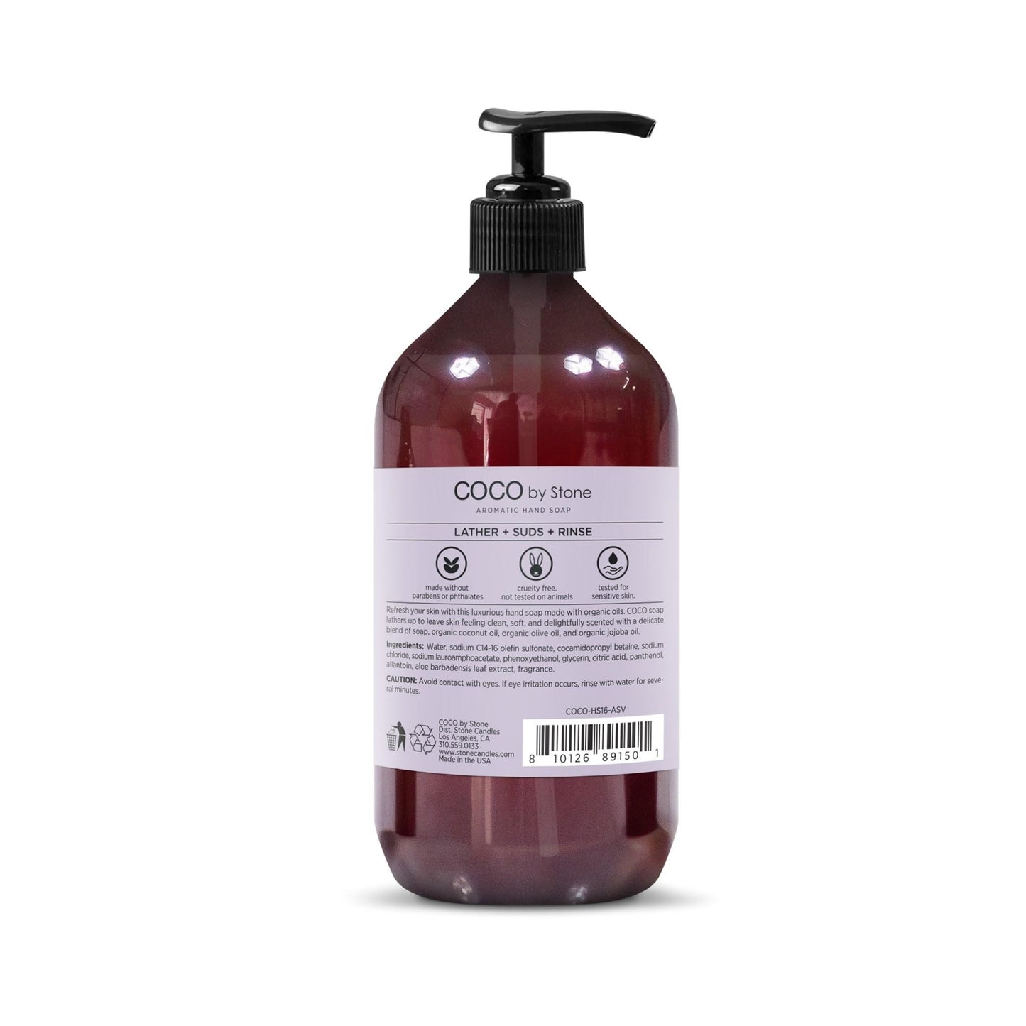 Amber | Sandalwood | Vanilla Hand Soap