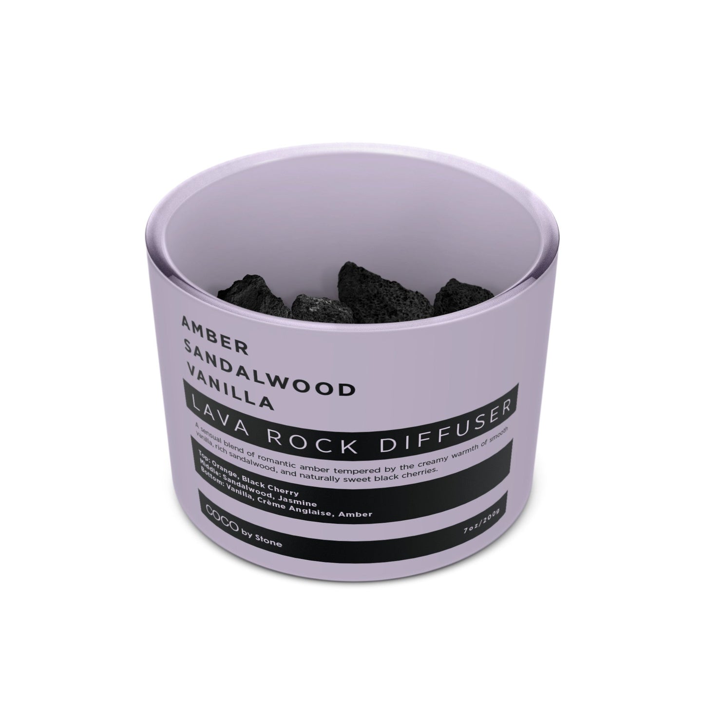 Lava Rock Diffuser (Amber | Sandalwood | Vanilla)