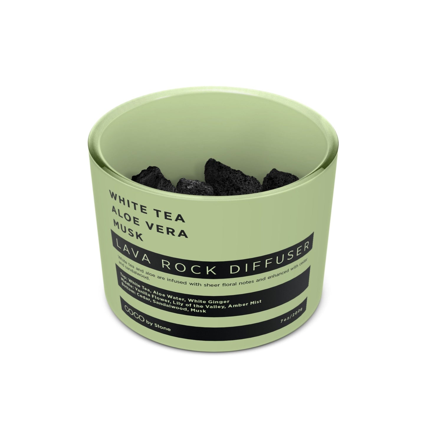 Lava Rock Diffuser (White Tea | Aloe Vera | Musk)