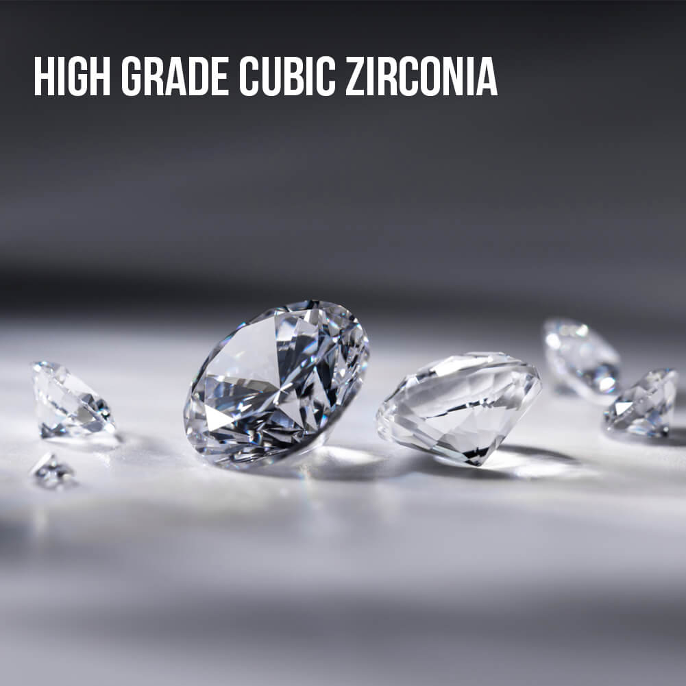 3PCS CZ Internally Threaded Labret Studs