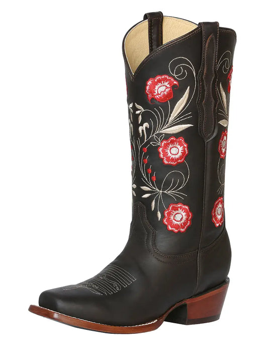 El General Womens Rodeo Boot- Dark Chocolate