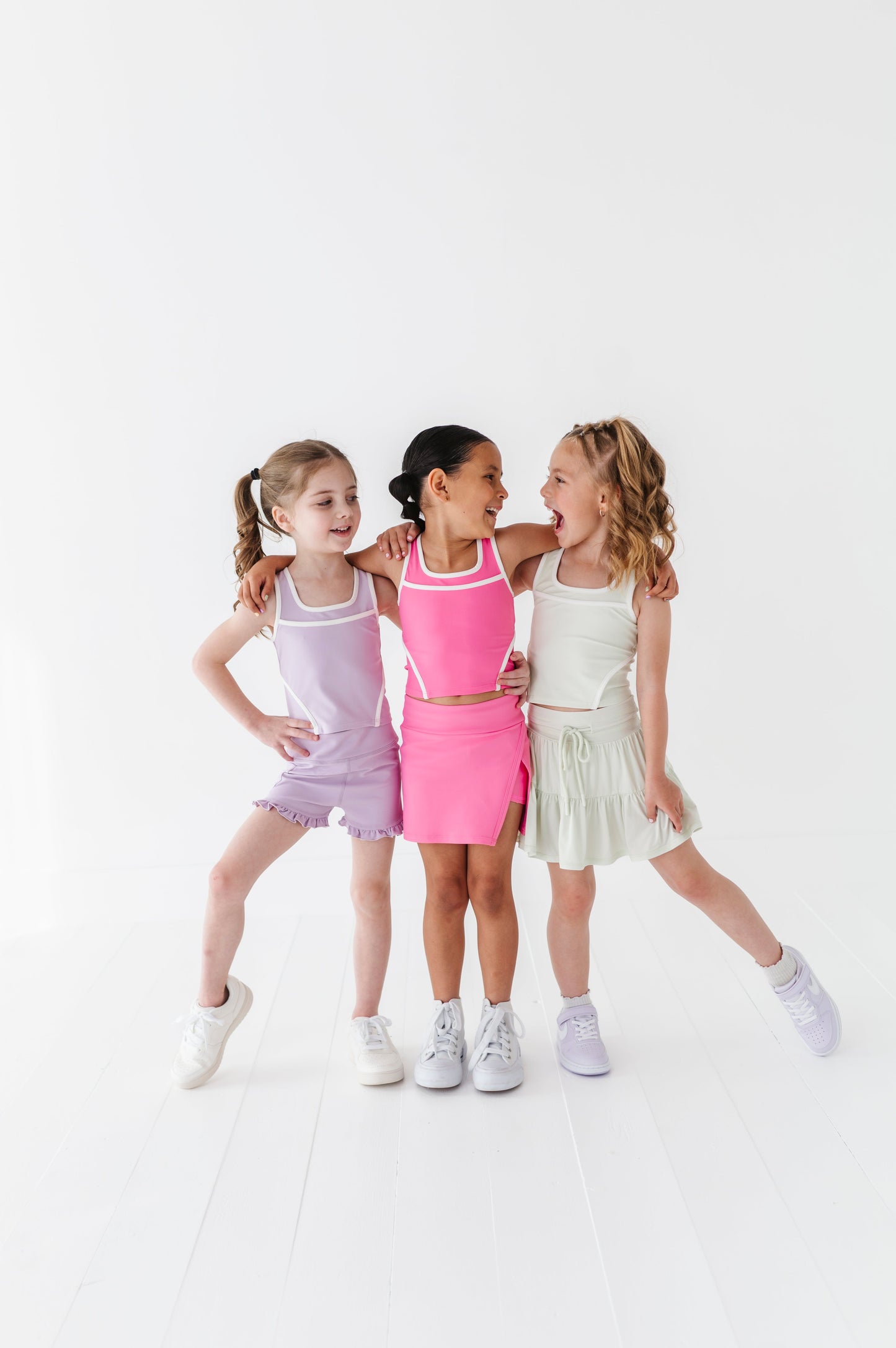 Hint of Mint | 2-tiered Skort