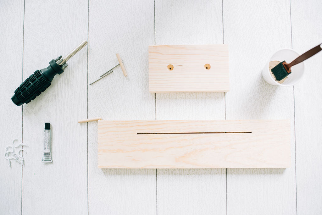 Hanging Mirror Shelf Kit