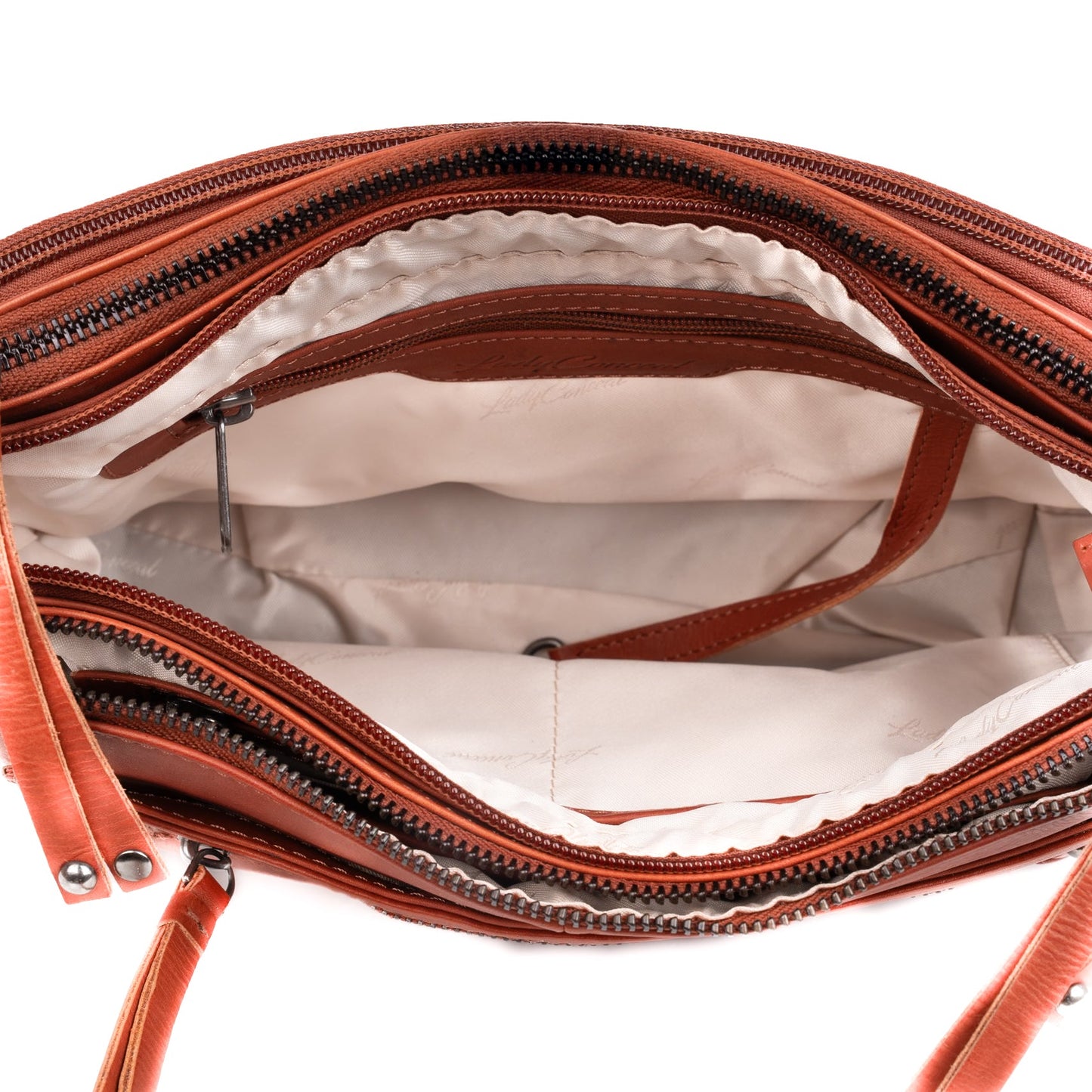 Concealed Carry Tatum Leather Crossbody by Lady Conceal