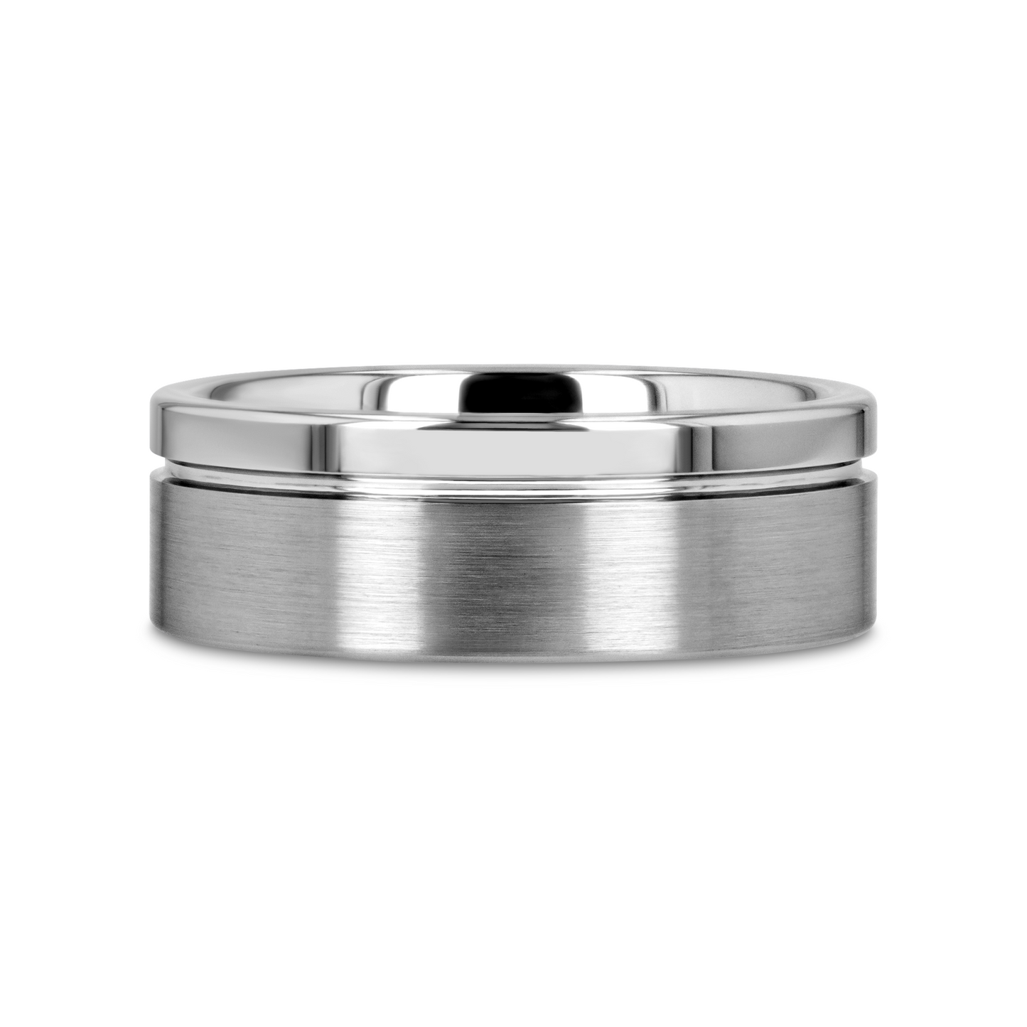 DALLAS Single Offset Groove Tungsten Ring – 8mm