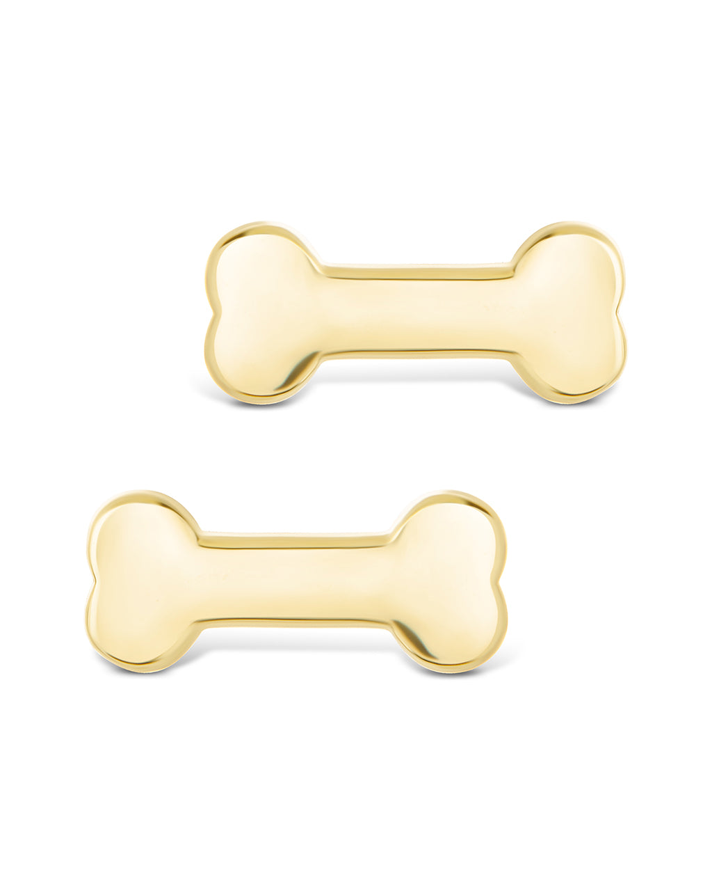 Sterling Silver Give a Dog a Bone Studs