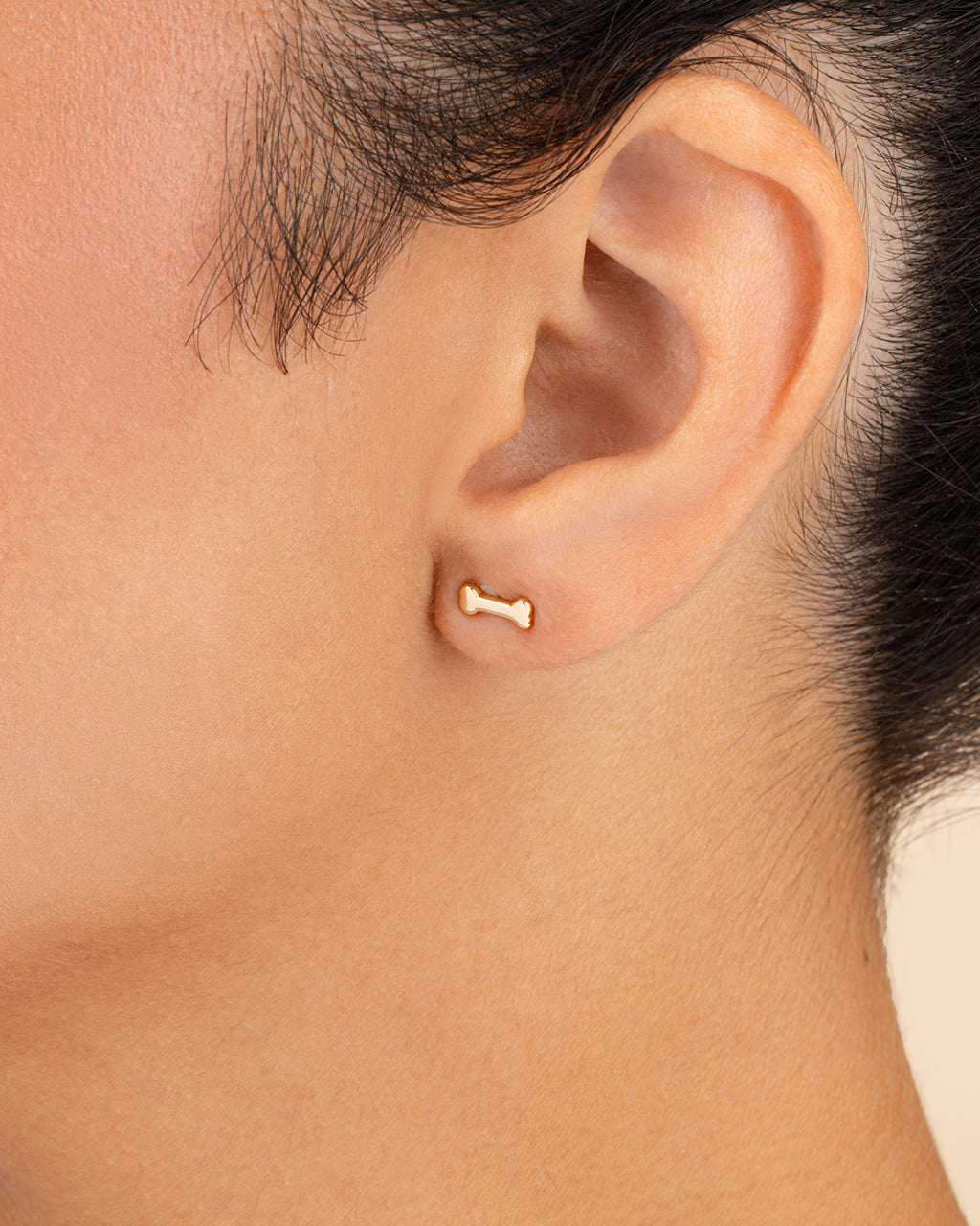 Sterling Silver Give a Dog a Bone Studs
