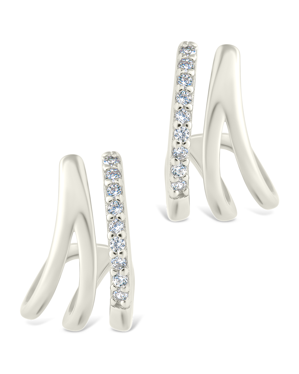 Sterling Silver Harlowe Claw Studs