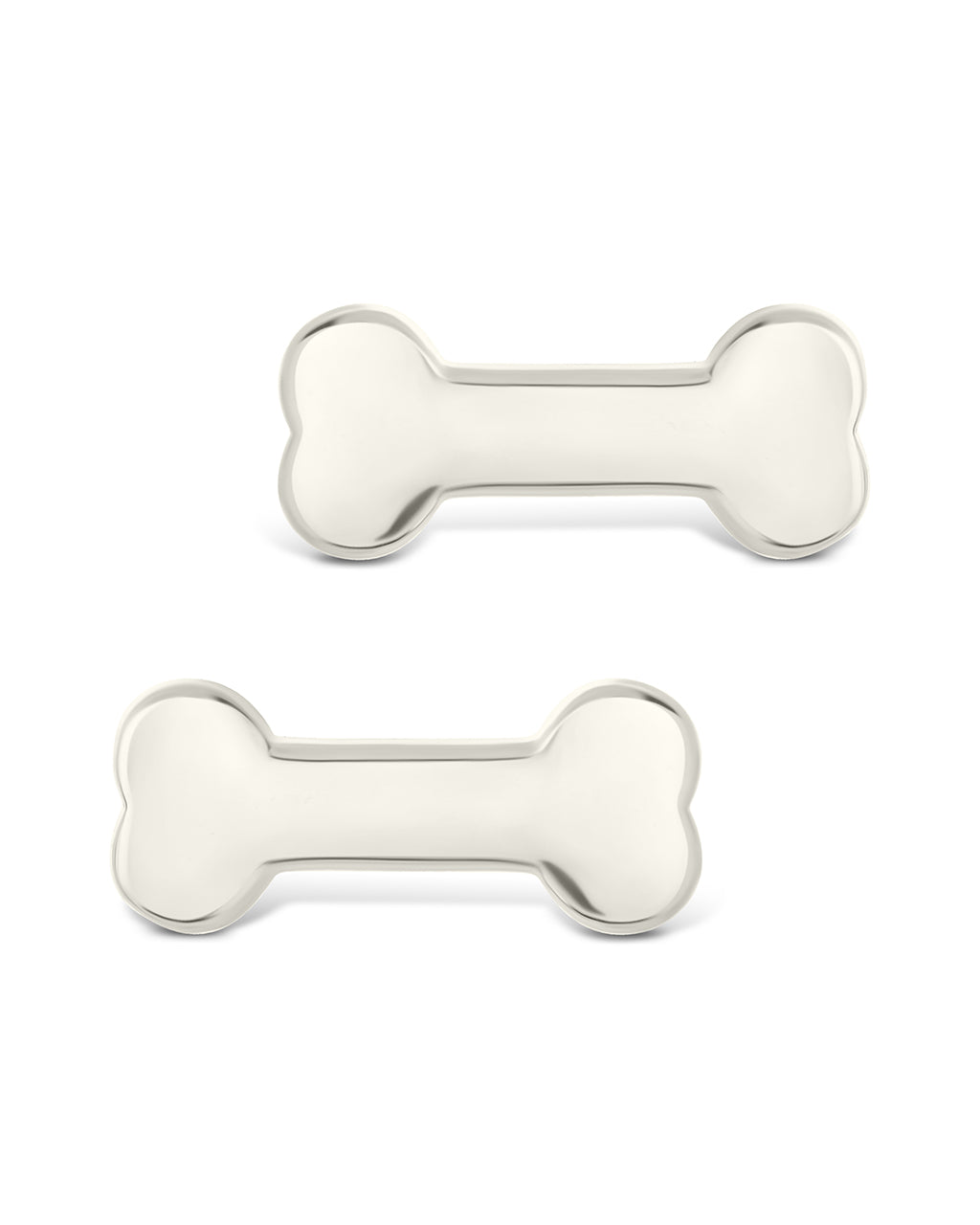 Sterling Silver Give a Dog a Bone Studs