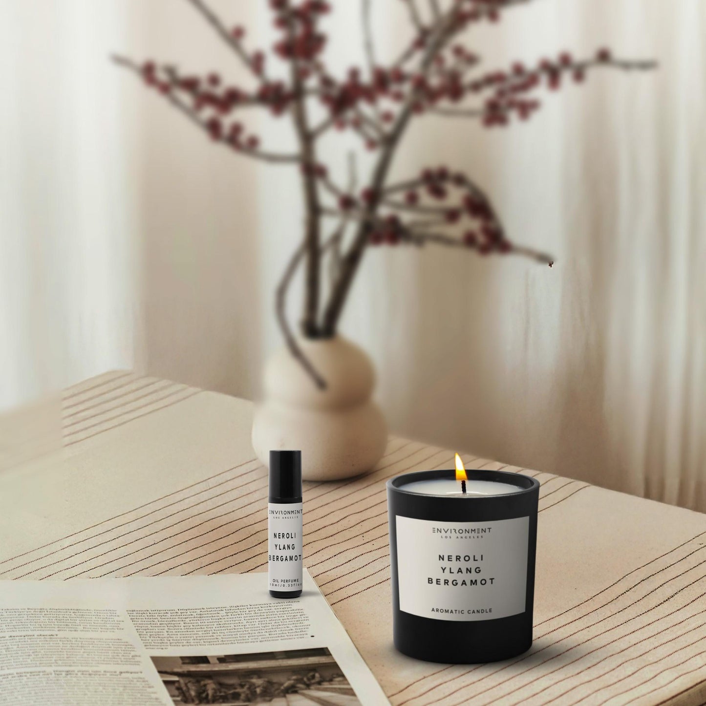 8oz Neroli | Ylang | Bergamot Candle with Lid and Box (Inspired by Chanel Chanel #5®)