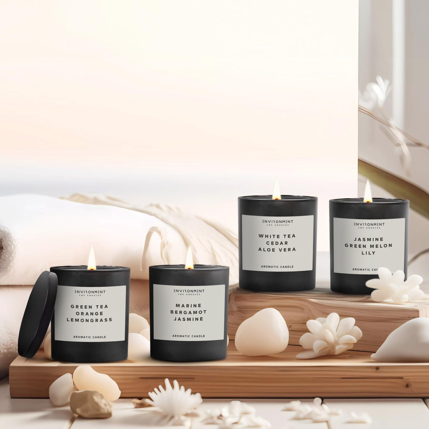 8oz White Tea | Cedar | Aloe Vera Candle with Lid and Box (Inspired by Westin Hotel®)