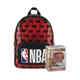 Pop & Bag Set: NBA Stadium Bag & POP! Dennis Rodman