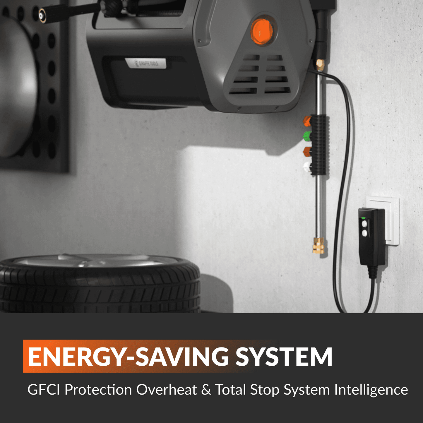 Grandfalls Retractable Pressure Washer Essential