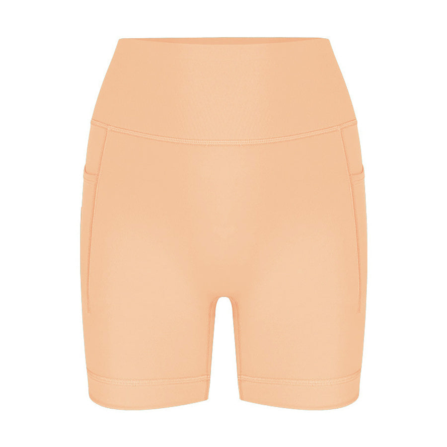 Sports high stretch tight high waist tummy control yoga shorts