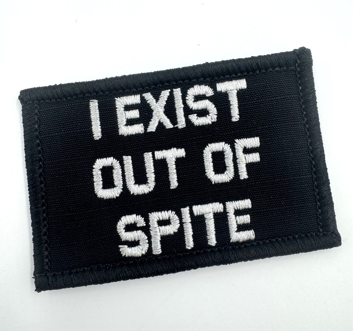 As Seen on Socials - I Exist Out of Spite - 2x3 Patch - Multiple Variants