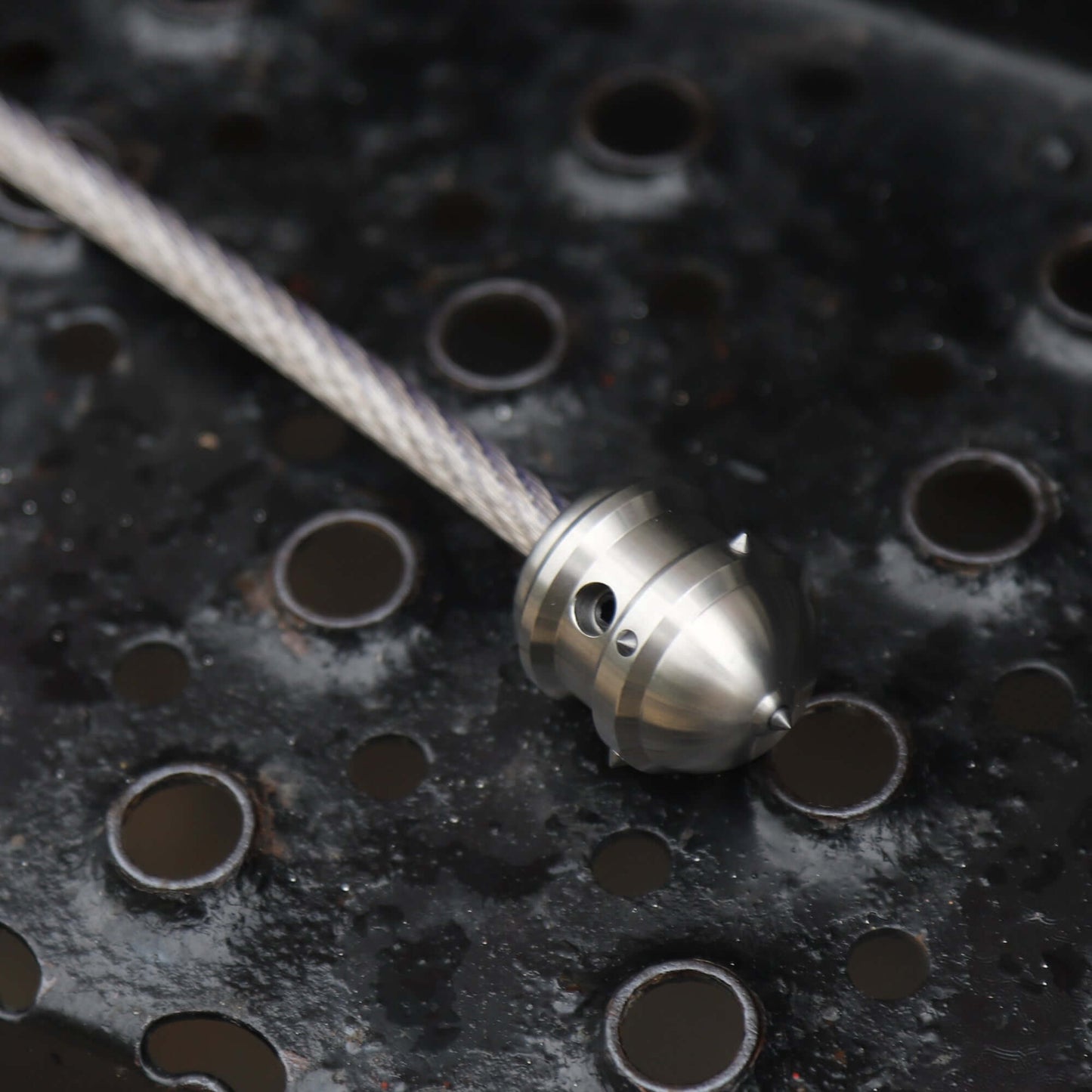 Stinger Stainless Steel Spiked Monkey Fist: Car Emergency Window Breaker