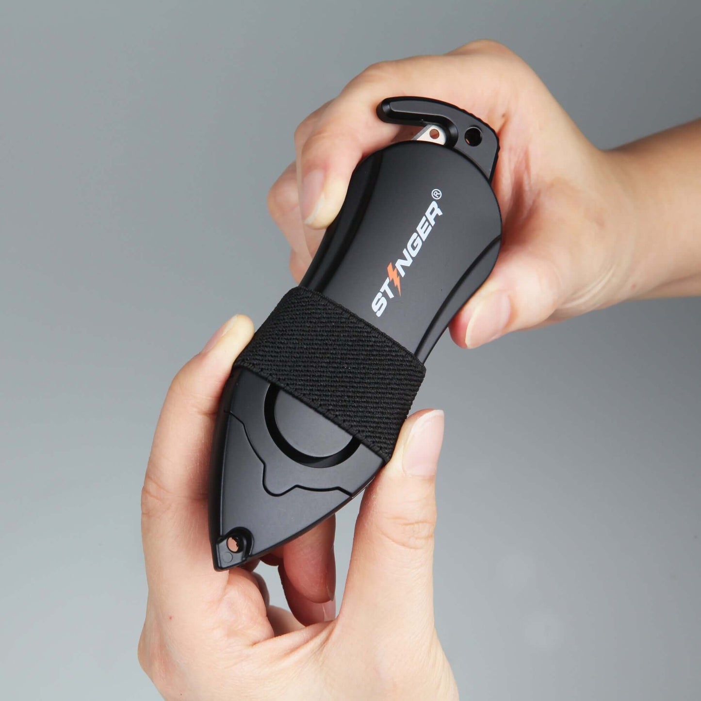 Stinger Personal Safety Alarm Keychain Emergency Tool: Siren Alarm, Seat Belt Cutter, Glass Breaker (Peony)