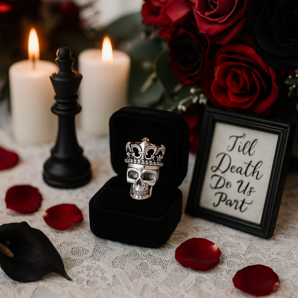 King Skull Gothic Charm