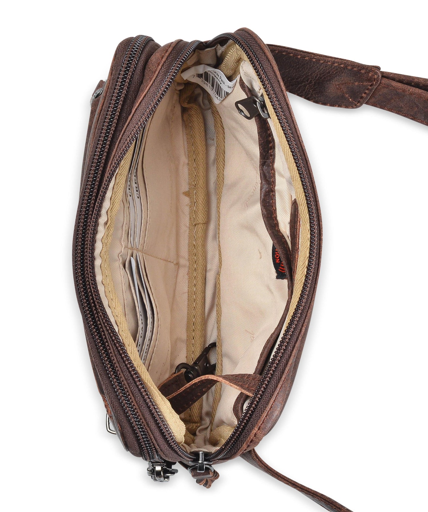 Concealed Carry Kailey Leather Fanny Pack/Sling by Lady Conceal