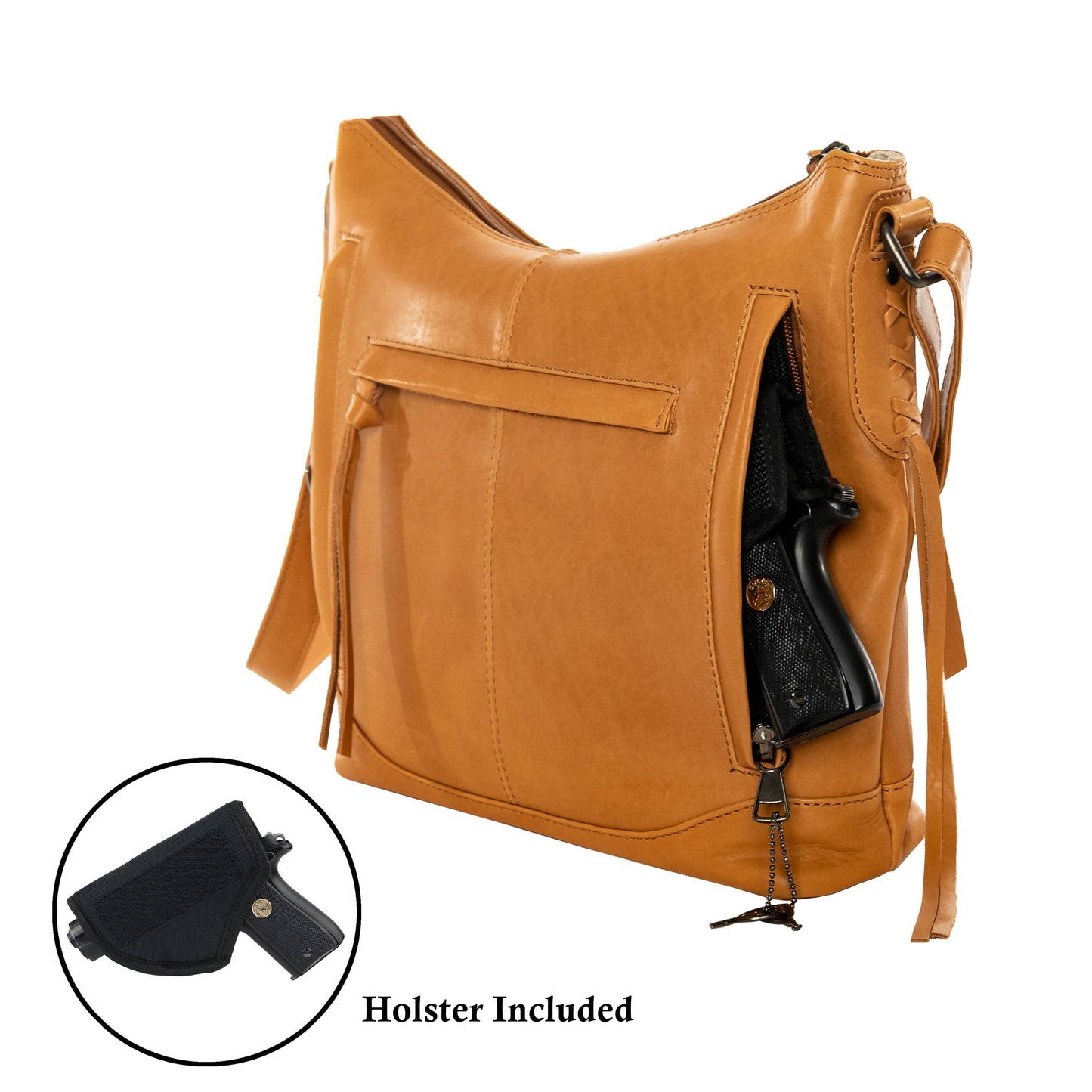 Concealed Carry Purse Blake Leather Crossbody by Lady Conceal