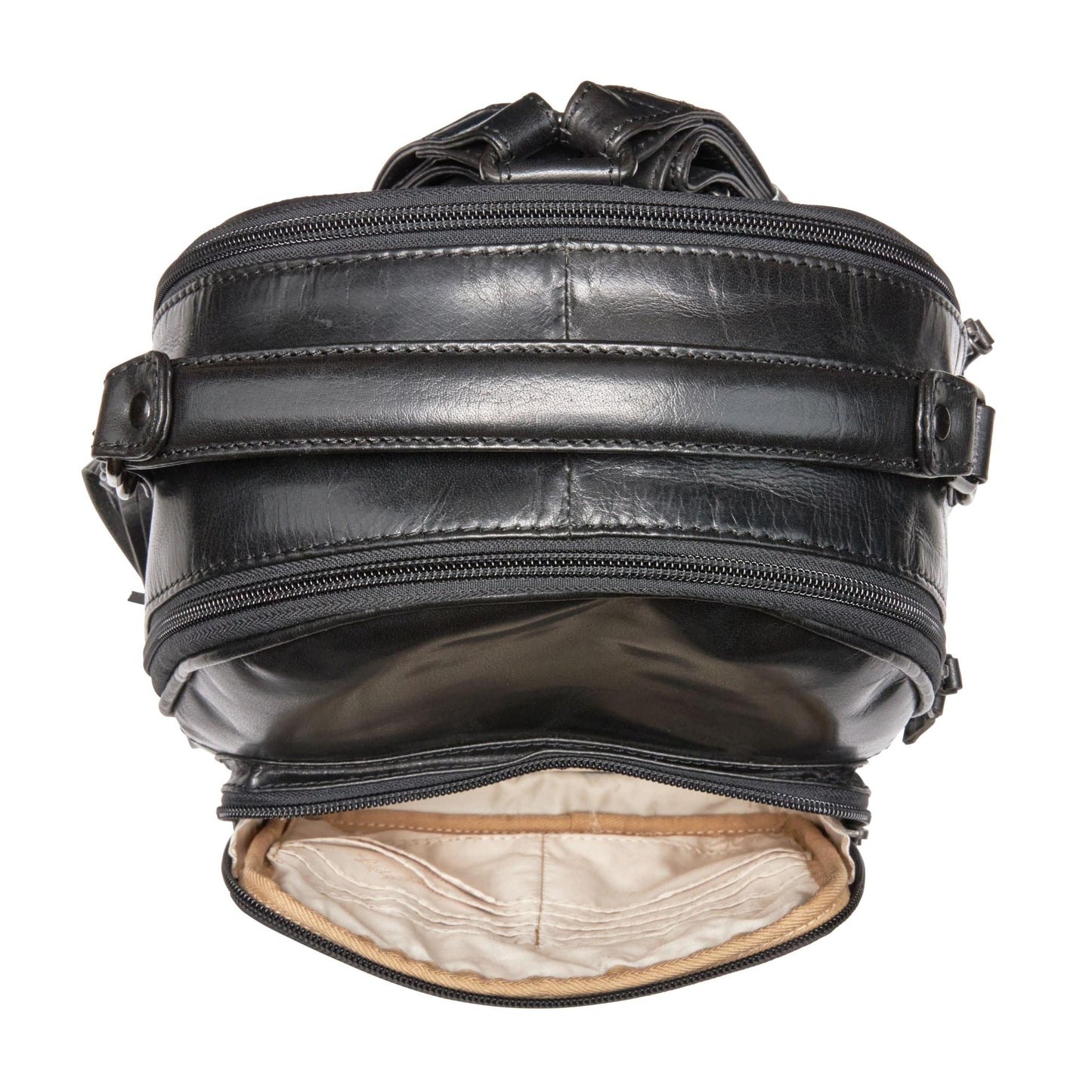 Concealed Carry Reese Unisex Leather Backpack