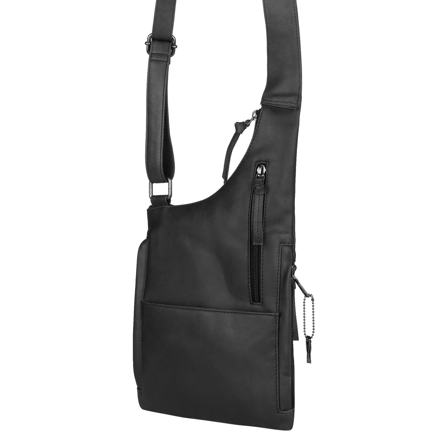 Concealed Carry Unisex Remi Leather Crossbody by Lady Conceal